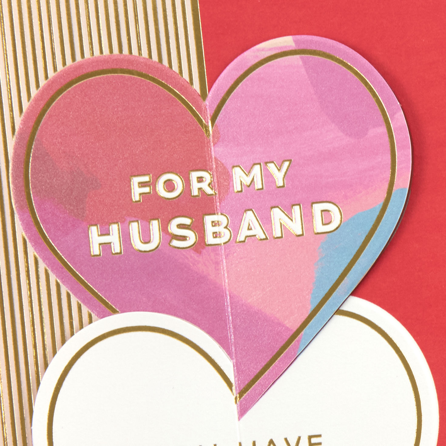 Intertwined Hearts Valentines Day Card for Husband Card Front Detail image number 4