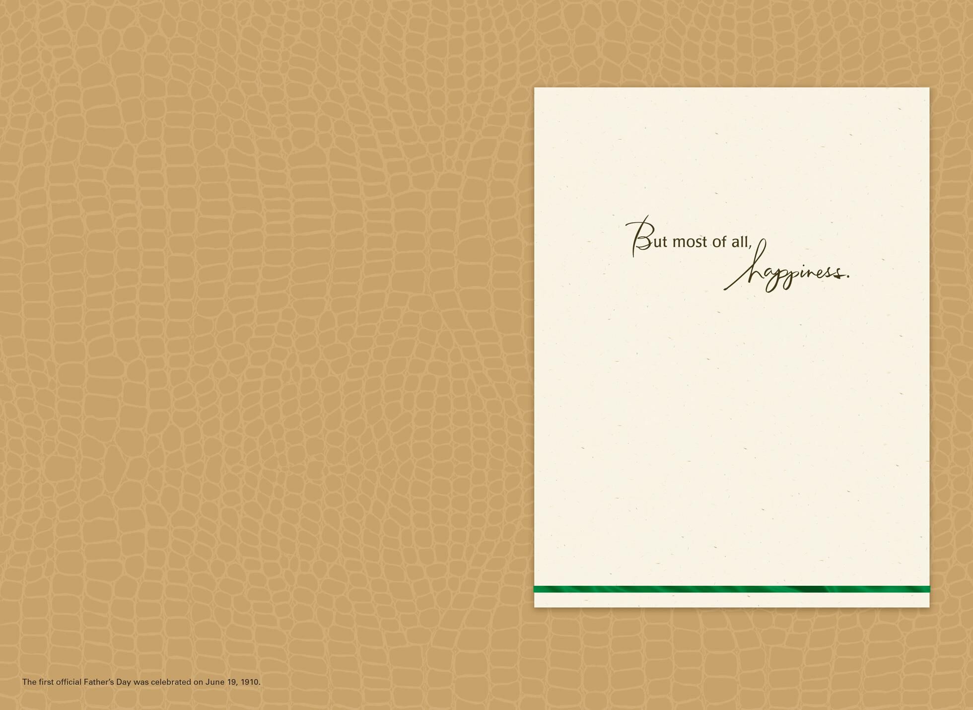 UNICEF Palm Branches Father's Day Card