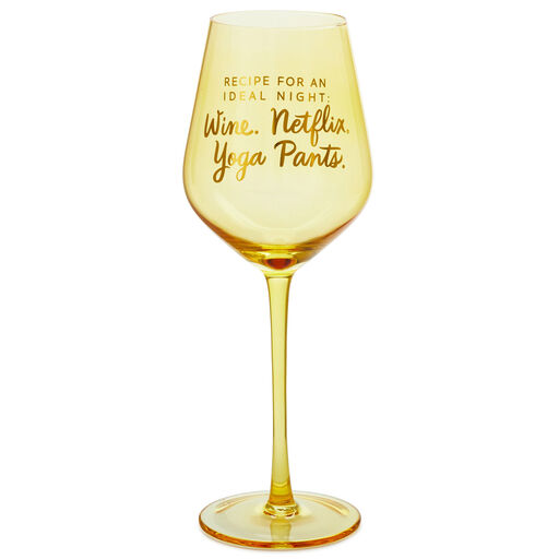 Recipe for an Ideal Night Wine Glass, 19.27 oz., 