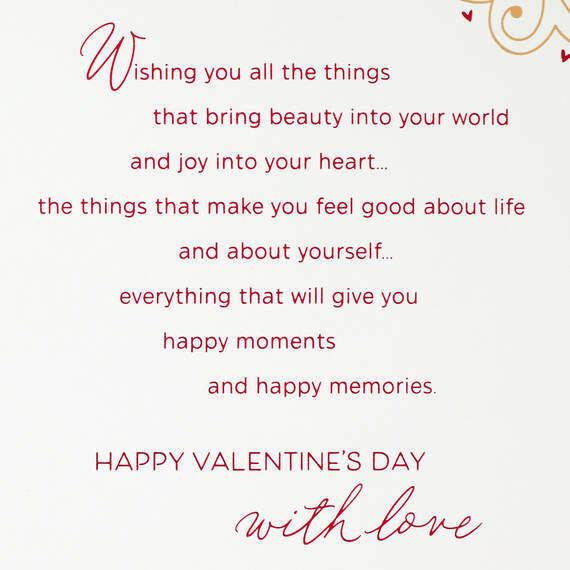 Butterflies and Hearts Valentine's Day Card for Mother From Both, , large image number 2