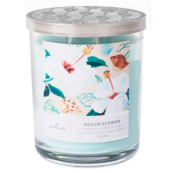 Beach Flower 3-Wick Jar Candle, 16 oz., , large image number 1