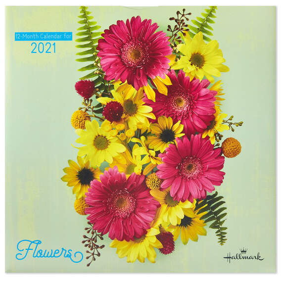 Flowers 2021 Wall Calendar, 12-Month, , large image number 1