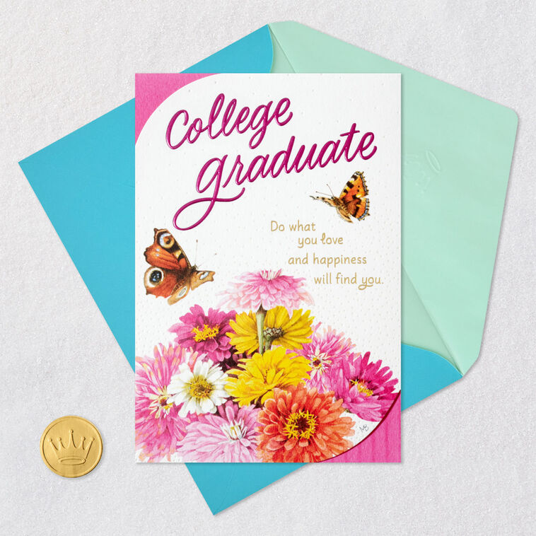 Marjolein Bastin Do What You Love College Graduation Card - Greeting Cards | Hallmark Marjolein Bastin Do What You Love College Graduation Card - Greeting Cards | Hallmark