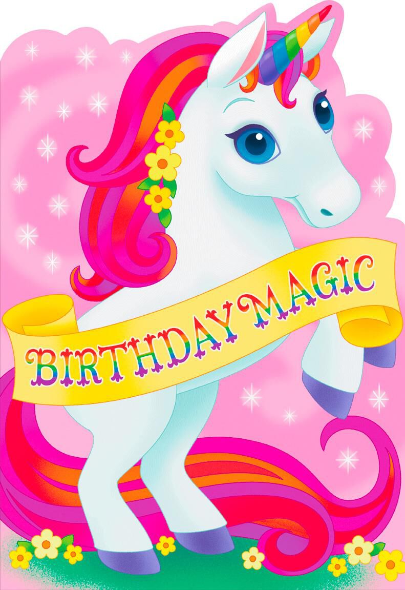 Free Printable Unicorn Birthday Cards Printable Word Searches