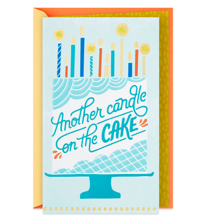 Another Candle on the Cake Birthday Card