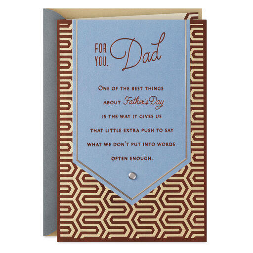 Appreciated and Loved Father's Day Card for Dad, 
