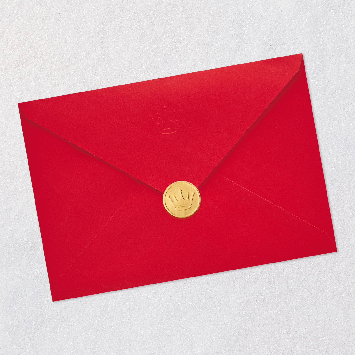 Illustration of Black Couple Romantic Birthday Card Envelope Back with Seal image number 8