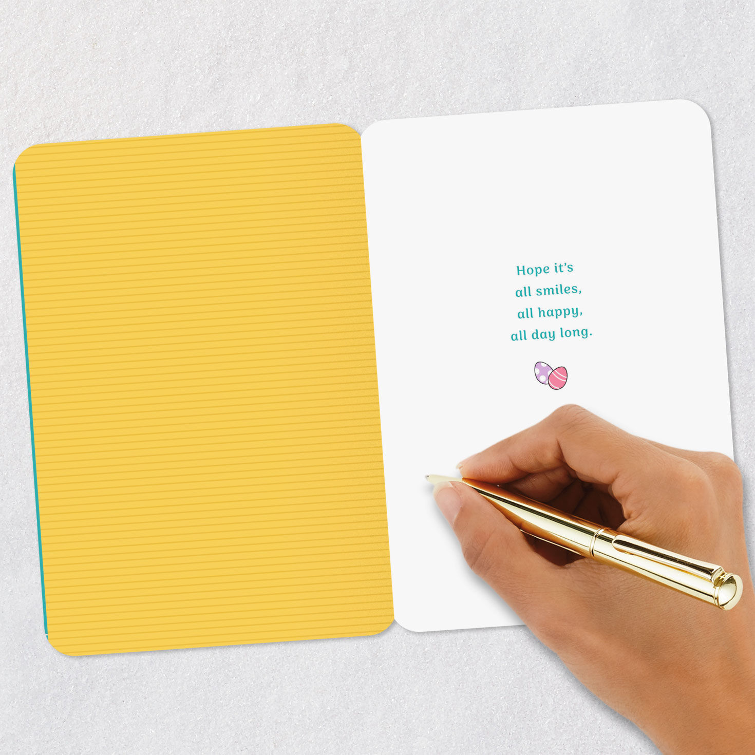 Mickey Mouse With Basket Easter Card Signing card image number 6