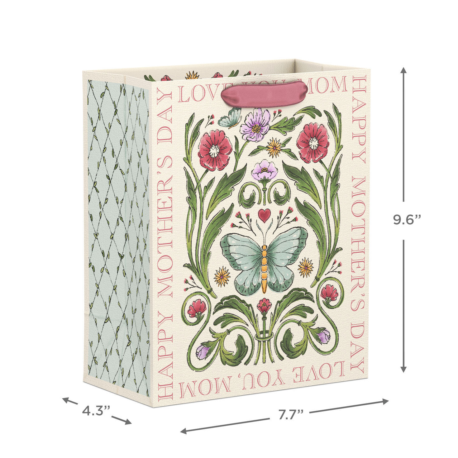 9.6" Illustrated Floral Medium Mother's Day Gift Bag for only USD 3.99 | Hallmark