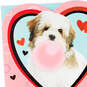 Dog Blowing Bubble Valentine's Day Card, , large image number 4