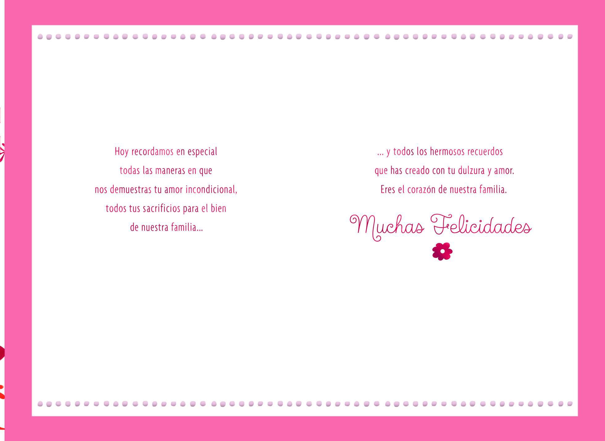 Unconditional Love Spanish-Language Mother's Day Card From Family