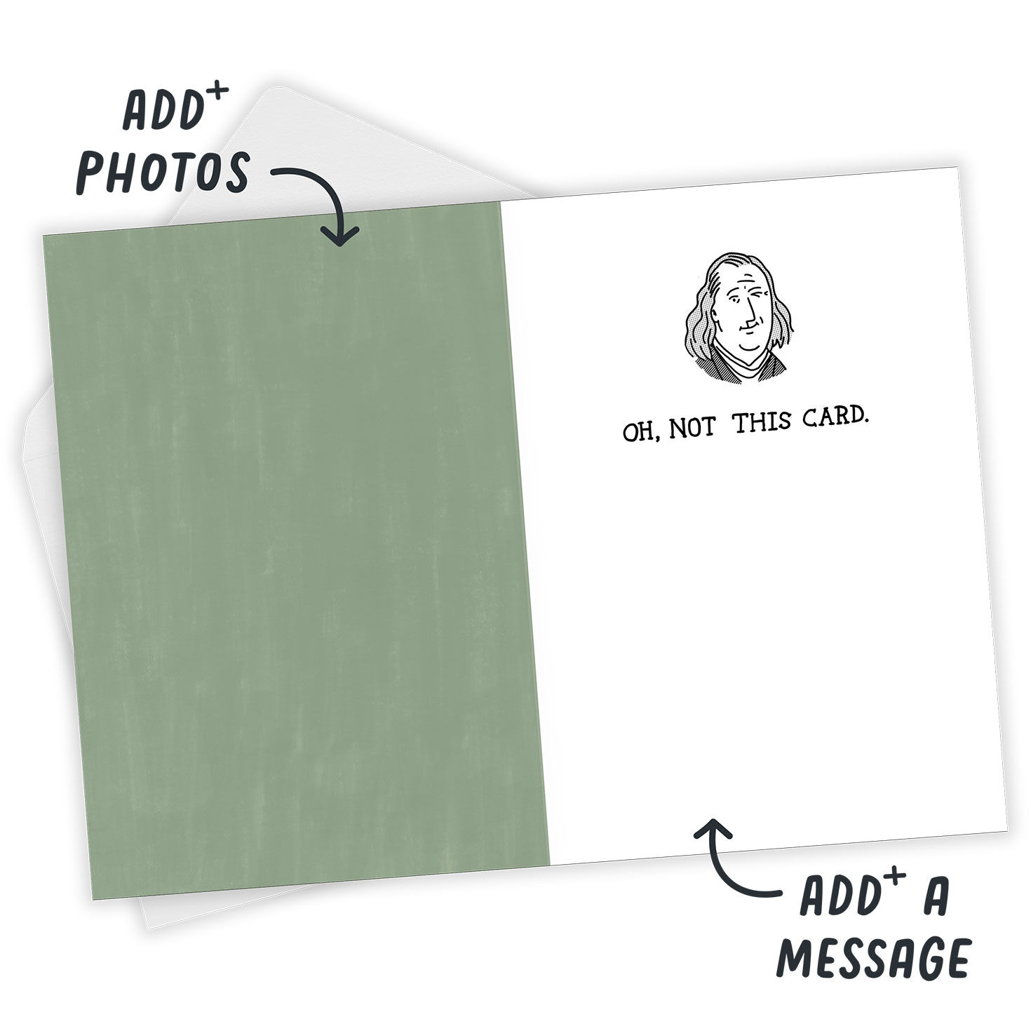 $100 Bill Funny Custom Birthday Card, , large image number 3