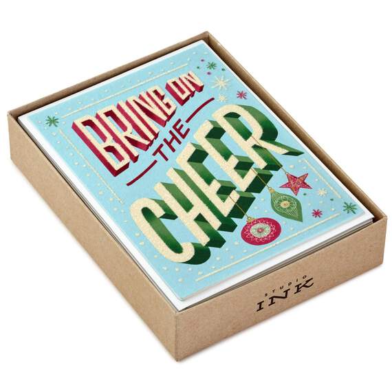 Bring On the Cheer Christmas Cards, Box of 12, , large image number 1