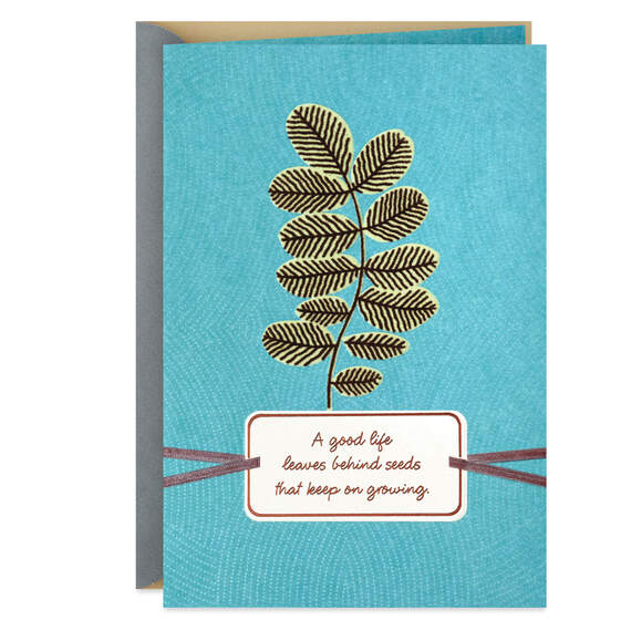 Your Father's Legacy Lives On in You Sympathy Card