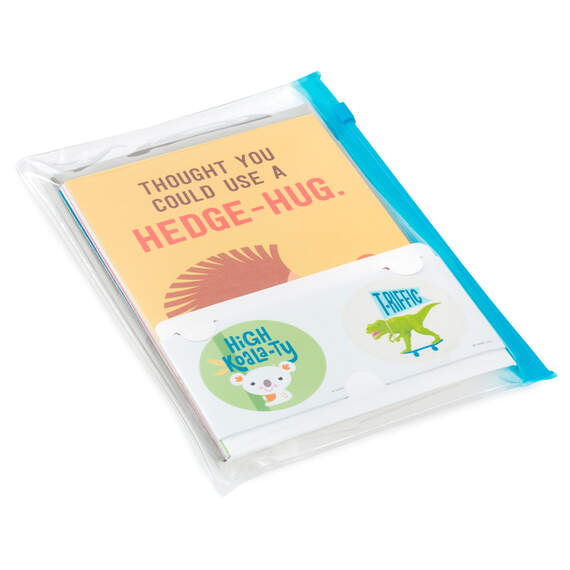 Assorted Blank Kids Encouragement Cards With Stickers in Pouch, Pack of 12