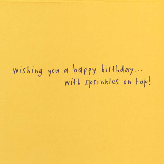 Colorful Sprinkles Happy Birthday Card, , large image number 2