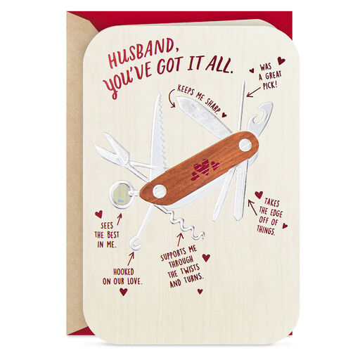 You've Got it All Valentine's Day Card for Husband, 