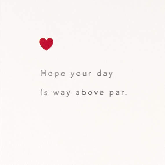 Golf Bag and Clubs Birthday Card, , large image number 2