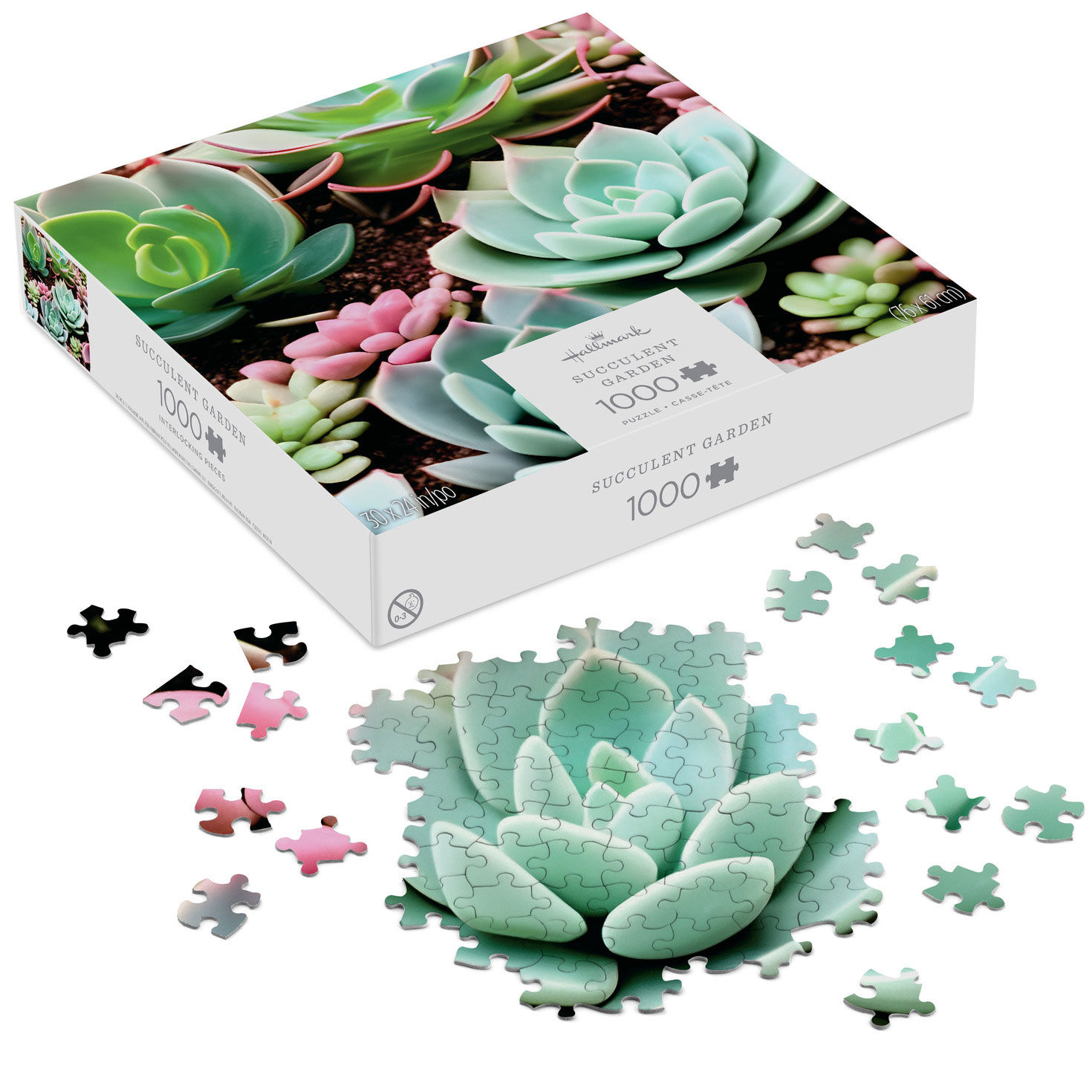 Succulent Garden 1000-Piece Jigsaw Puzzle for only USD 19.99 | Hallmark