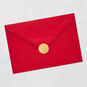 Boy and Snowman Christmas Card for Grandson Envelope Back with Seal image number 7