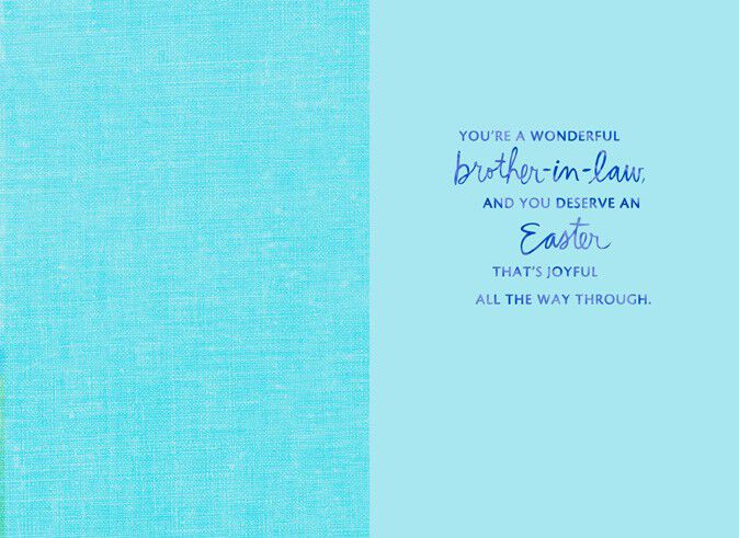 Wonderful Brother-in-Law Easter Card