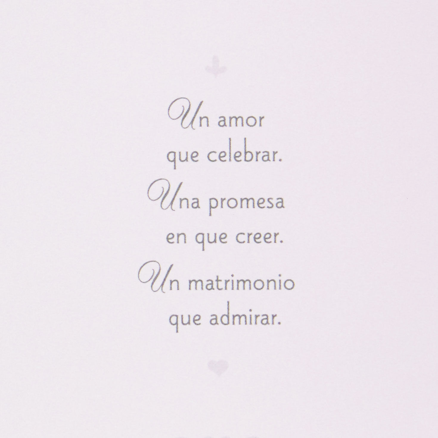 Heart of Our Family Spanish-Language Anniversary Card for Pap&aacute; & Mam&aacute; With Keepsake Sentiment, , large image number 2