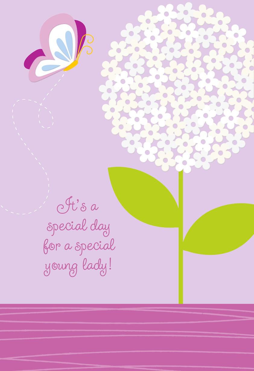 For a Special Young Lady Religious Confirmation Card