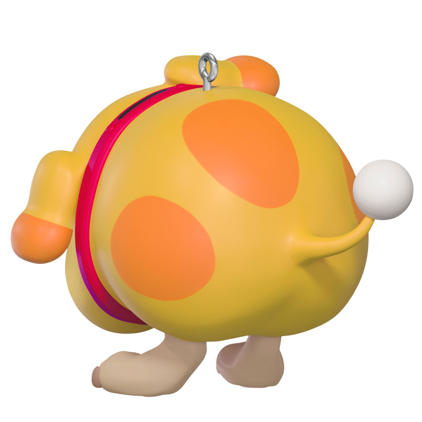 Nintendo Pikmin Yellow Doglike Character Ornament Back image number 6