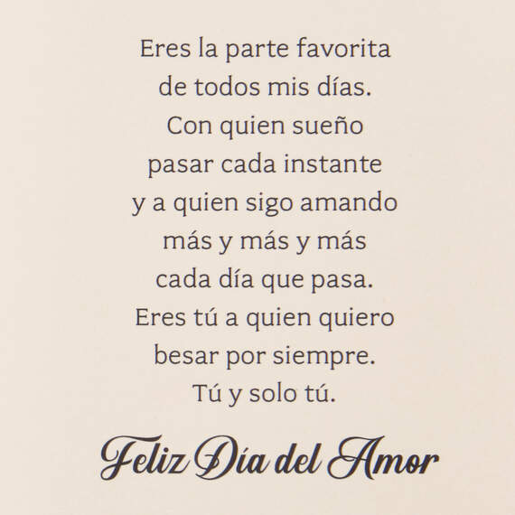 Love You Forever Spanish-Language Valentine's Day Card, , large image number 2