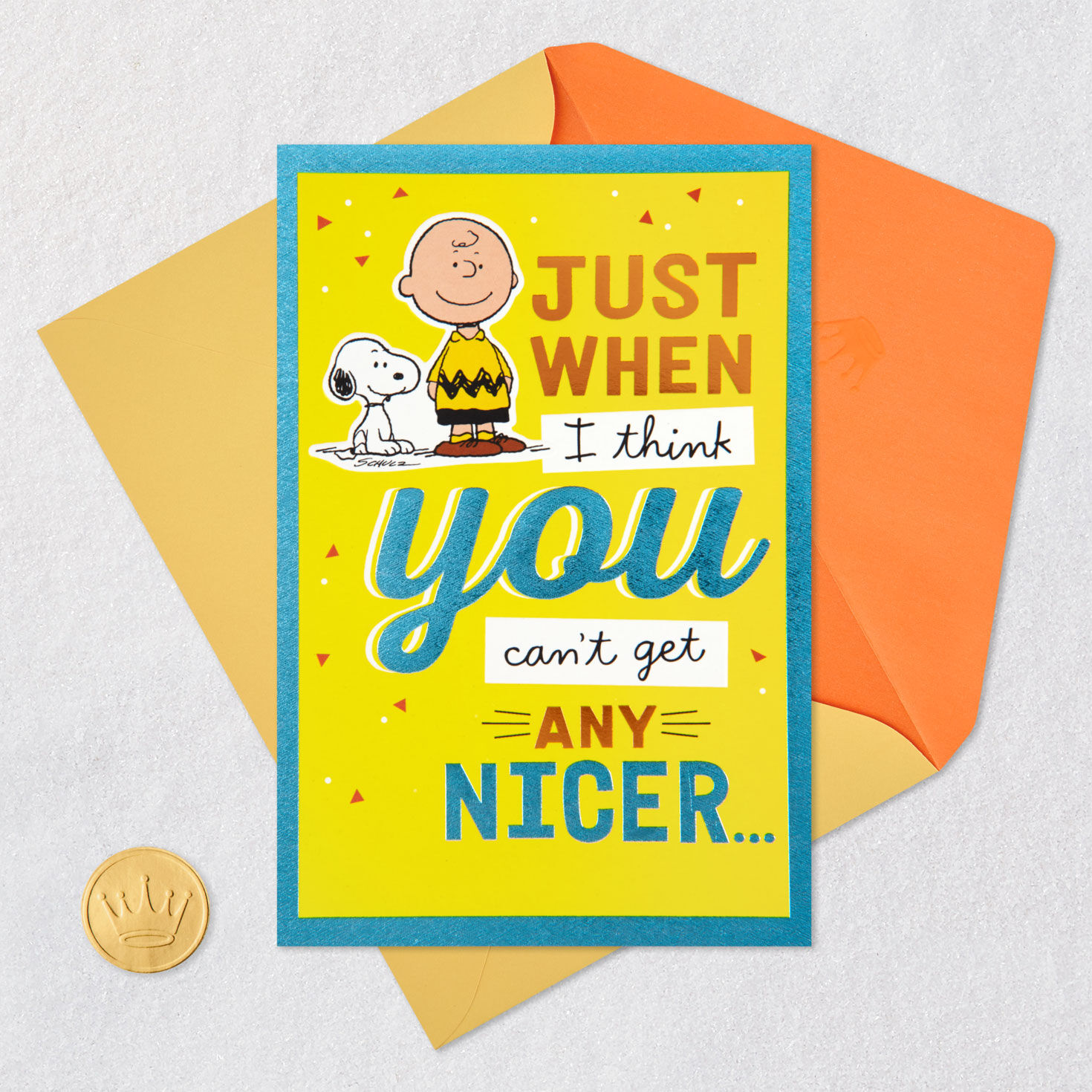 Peanuts® Charlie Brown and Snoopy So Very You Thank You Card for only USD 4.99 | Hallmark