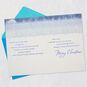 Snowy Trees in Moonlight Daughter Christmas Card Open card with envelope image number 4