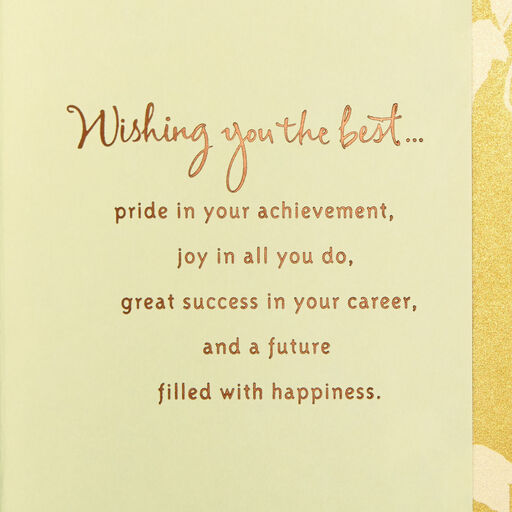 Wishes for Joy in All You Do College Graduation Card, 