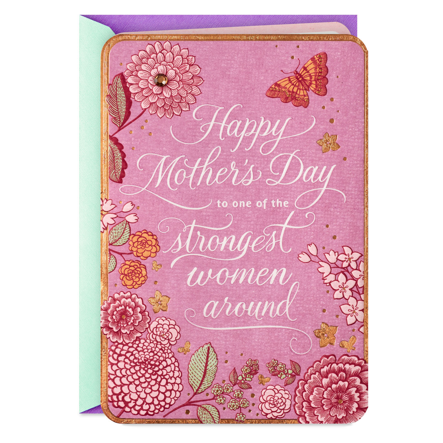 You're One of the Strongest Women Around Religious Mother's Day Card