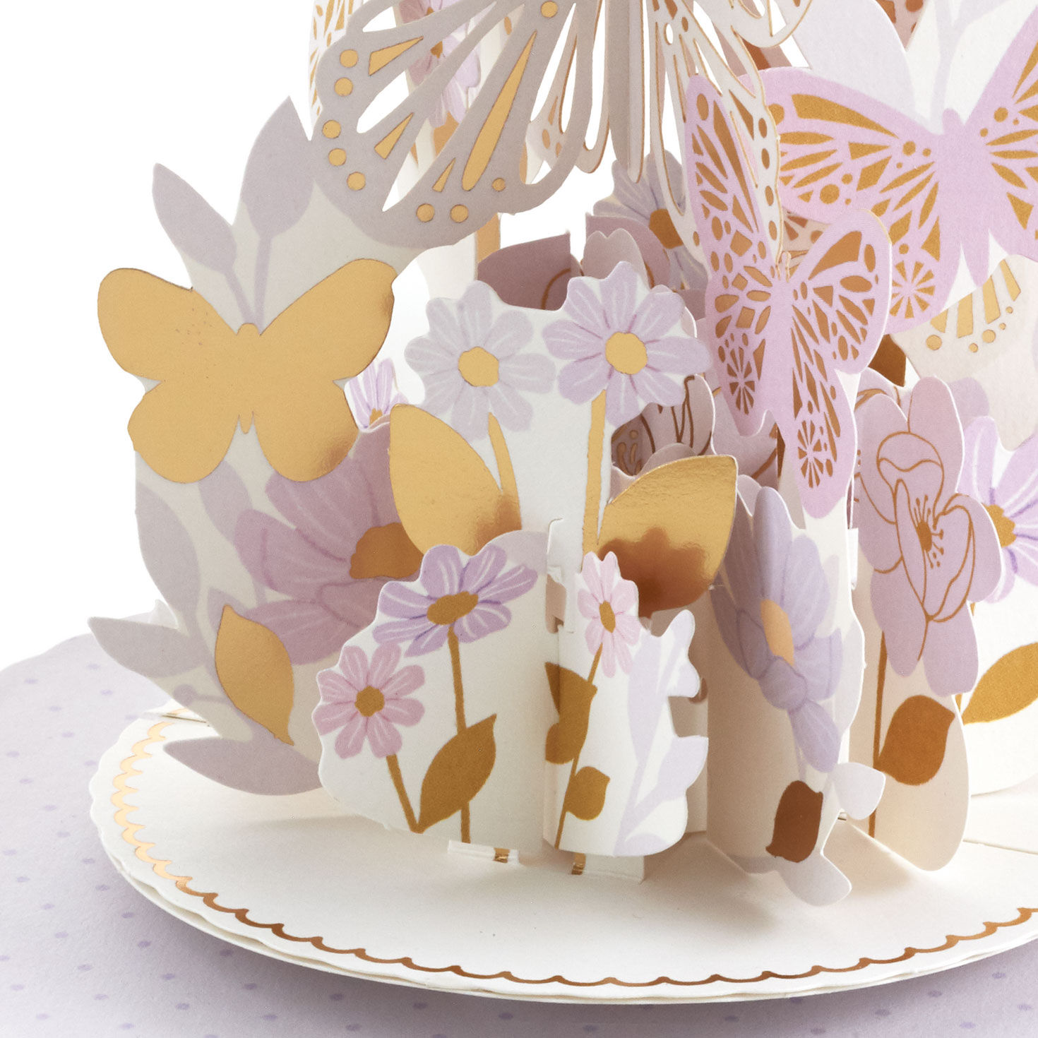 Butterfly Bouquet Musical Pop-Up Mother's Day Card Pop-up Card Detail image number 5