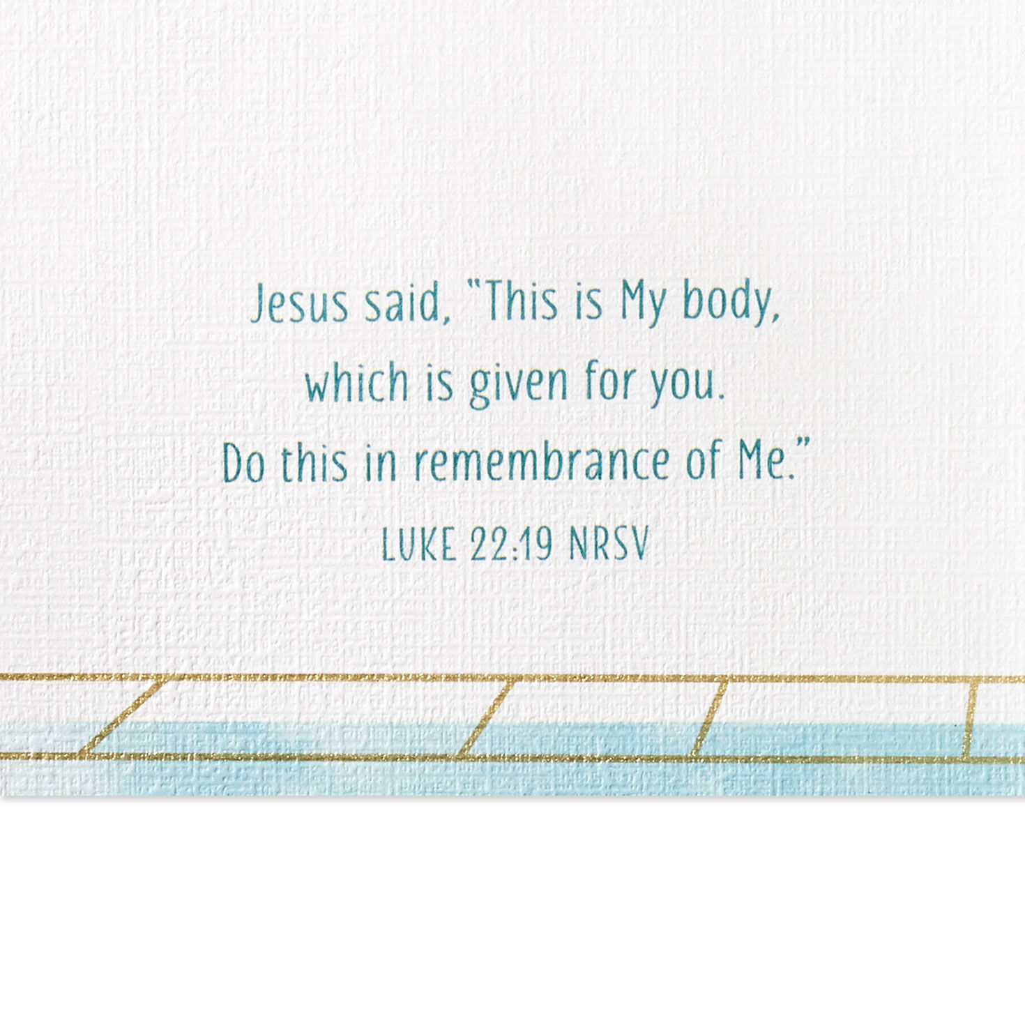 Gold Chalice and Wafer First Holy Communion Card Sentiment image number 3