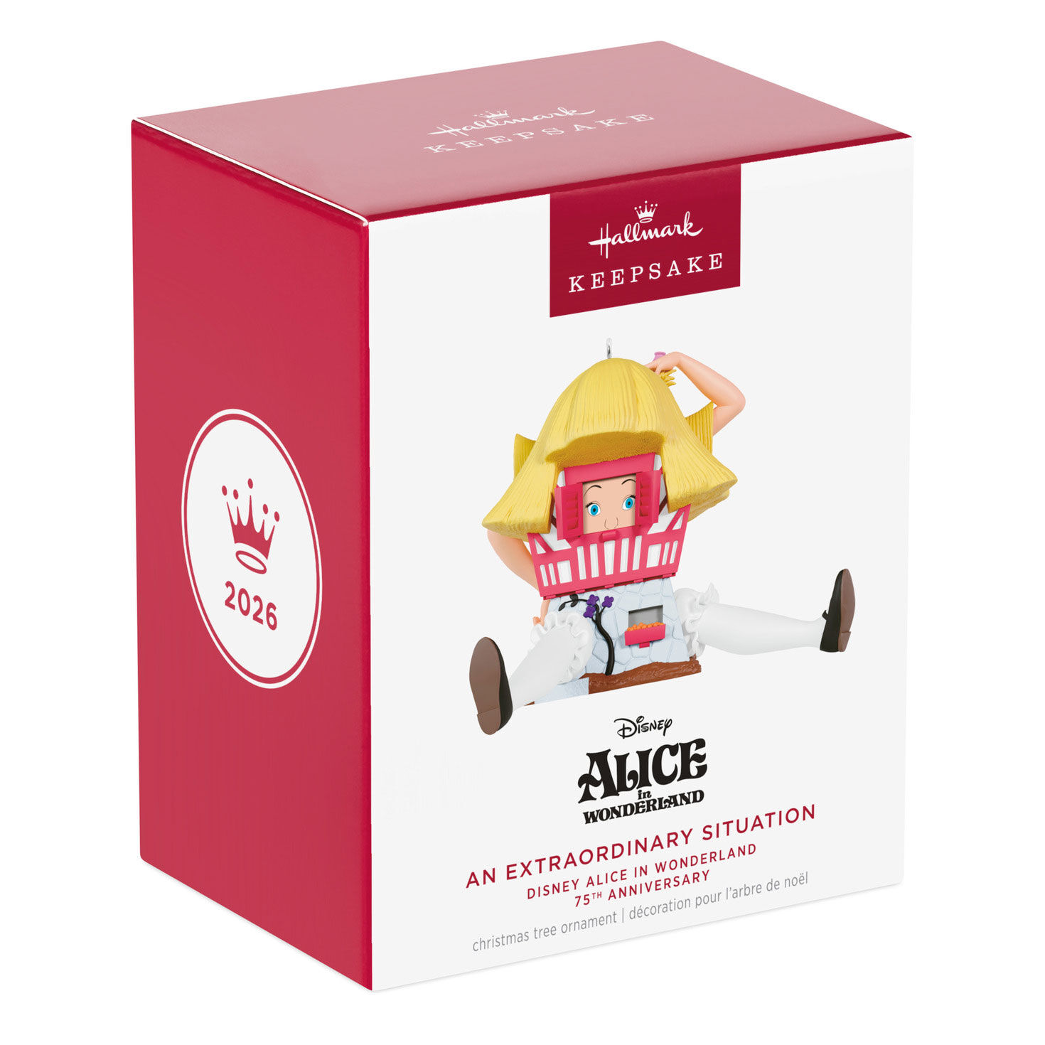 Alice in Wonderland Big in House Keepsake Ornament package front image number 7