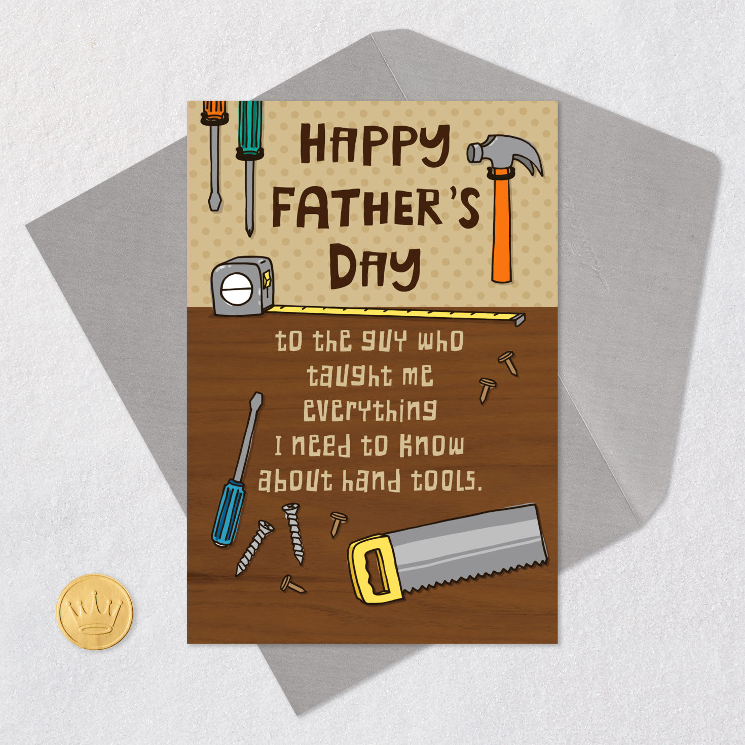 Hand Tools Rules Funny Father's Day Card for only USD 3.99 | Hallmark