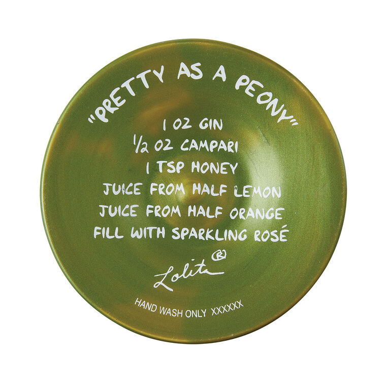 Lolita Spring Handpainted Wine Glass, 15 oz., , large image number 4