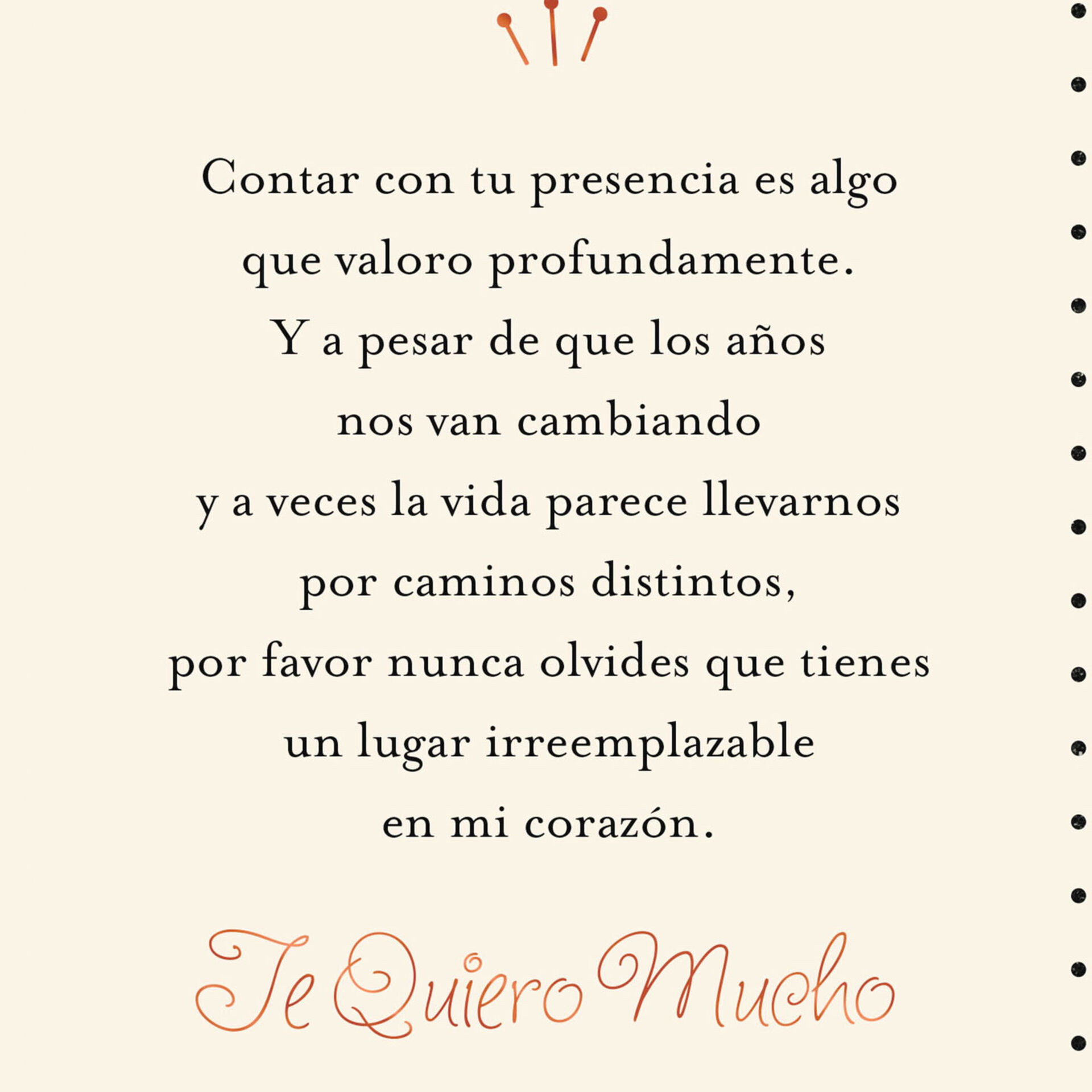 Special Place in my Heart SpanishLanguage Mother's Day Card for