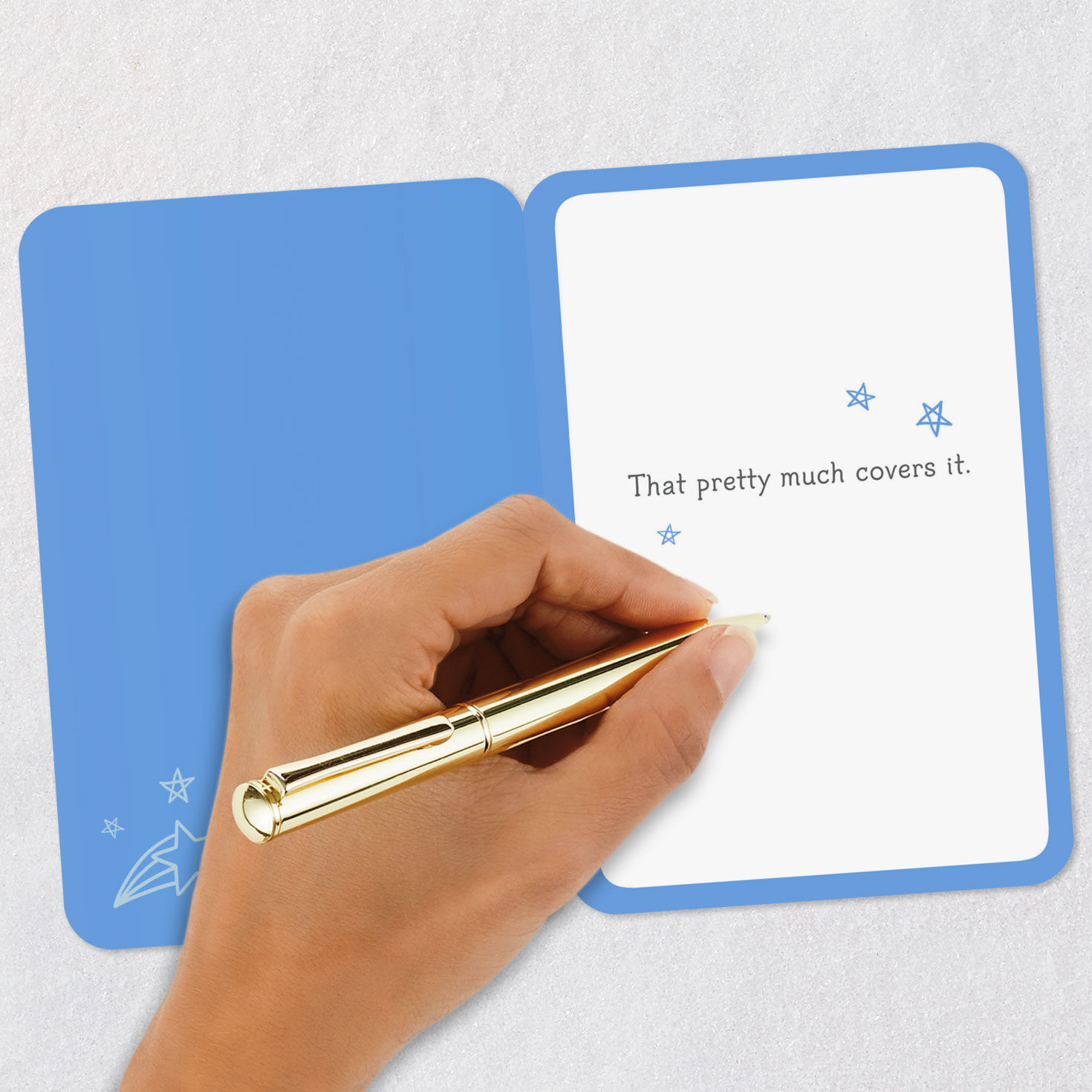 Big Yay Gold Trophy Congratulations Card Signing card image number 6