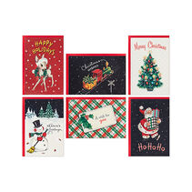 Nostalgic Artwork Boxed Christmas Cards Assortment, Pack of 36