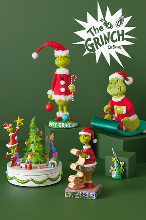 Dr. Seuss’s the Grinch gifts, ornament and decor.