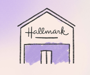 Drawn Hallmark store