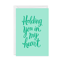 In My Heart and Thoughts Sympathy Photo Card