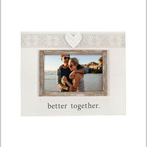 Malden Better Together rustic wood picture frame, 4x6