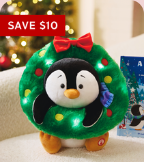 Save $10 2024 Playful Penguin stuffed animal