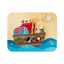 Noahs Ark 9-piece wood puzzle