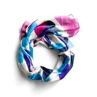 Sylvia Mollie Vibrant Vines Floral Scarf