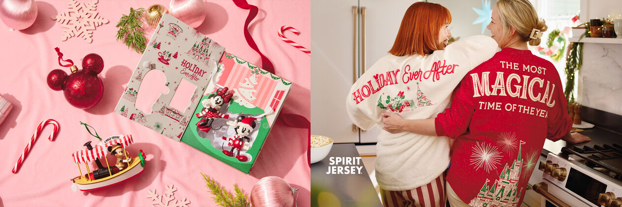 Holiday Ever After ornaments and Spirit Jerseys