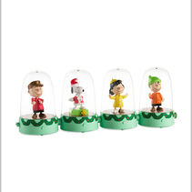 Peanuts Christmas Tappers Musical Dancing Figurines, set of 4